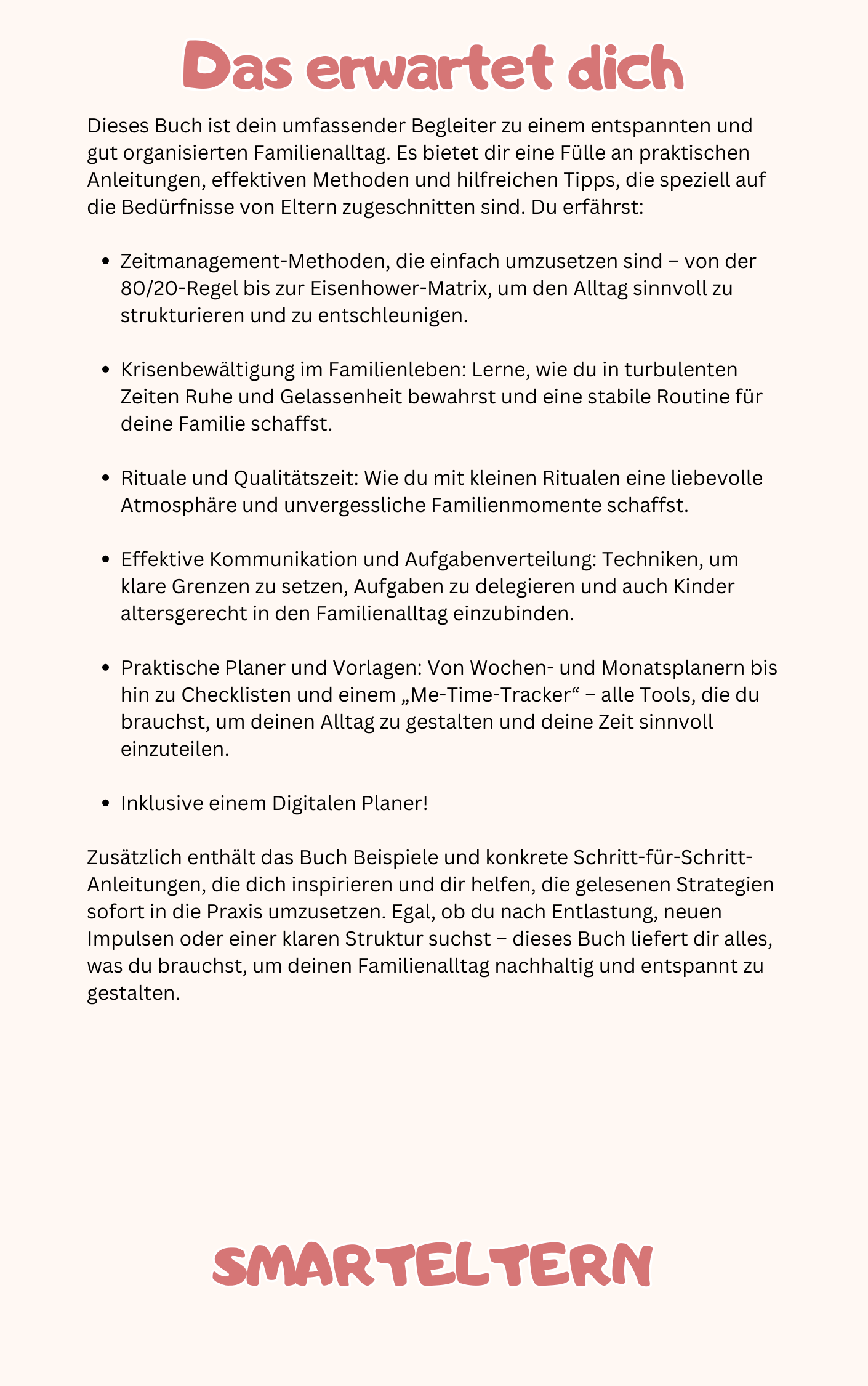 Zeitmanagement für Eltern - Mehr Zeit für die Familie (digitaler Download)