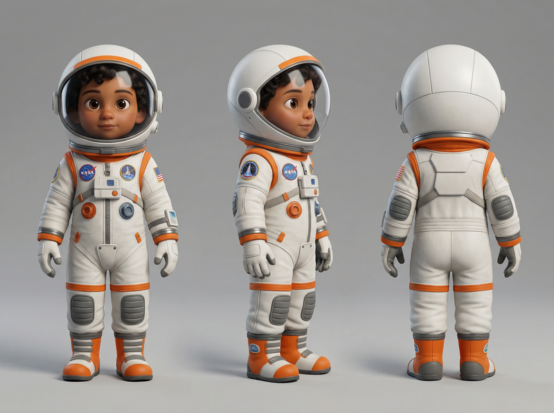 3D-Charakter entsteht