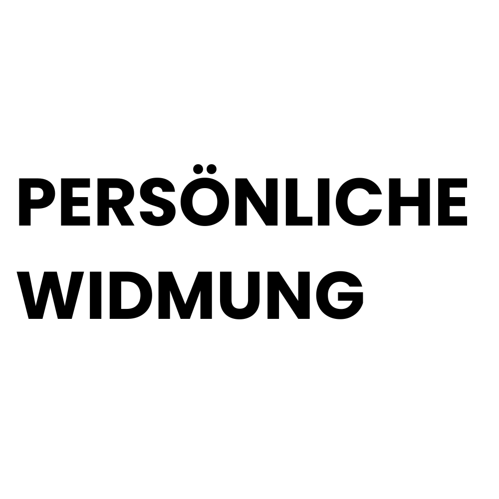 Persönliche Widmung
