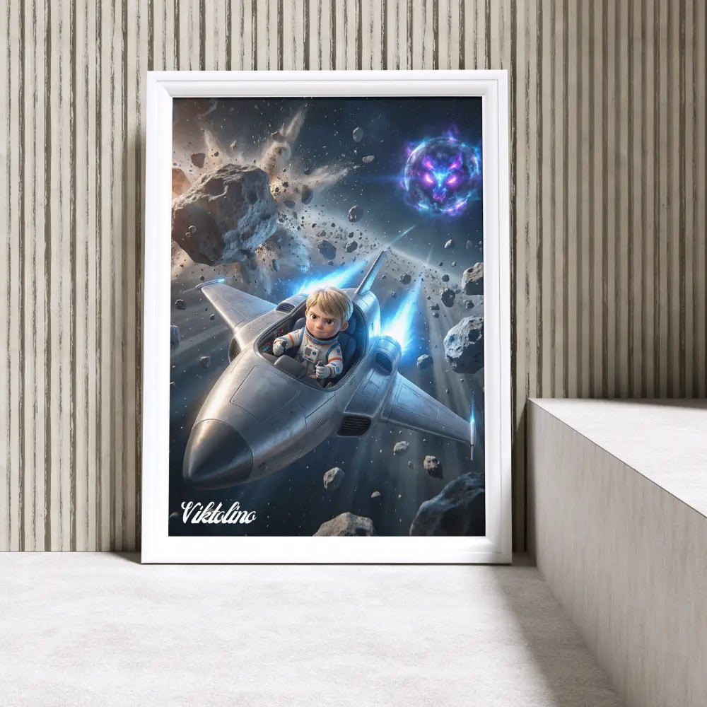 Personalisiertes Kinder-Poster Viktolino – Wandbild mit Foto und Namen des Kindes